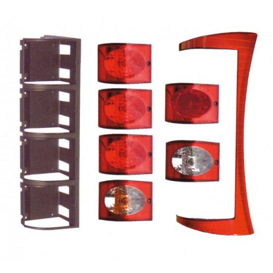 Fog light, model red