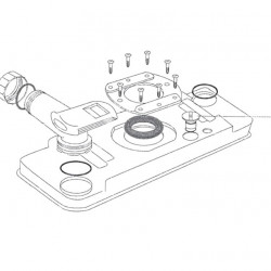 Sliding knob, drain tank C234