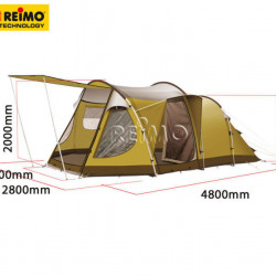 Camping tent Bregenz 2, Family Edition Z5, family tent for 4 people
