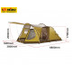Camping tent Bregenz 2, Family Edition Z5, family tent for 4 people