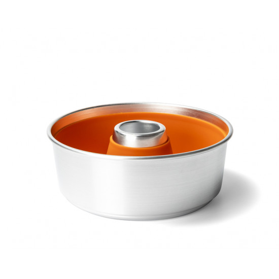 Silicone mold for Omnia Maxi camping oven (3 l) Ø 25 cm / H 9 cm - Orange