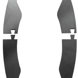 Anti-puncture plate for Eurochassis door handles - For Fiat Ducato and similar models from 2006 onwards