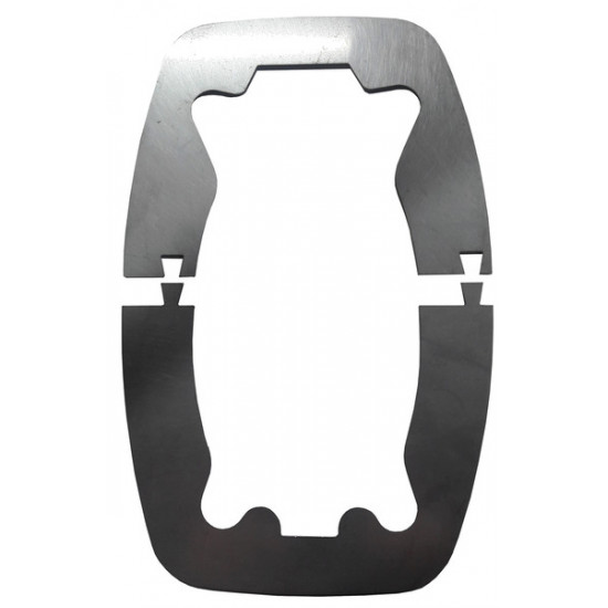 Anti-puncture plate for Eurochassis door handles - For Fiat Ducato and similar models from 2006 onwards