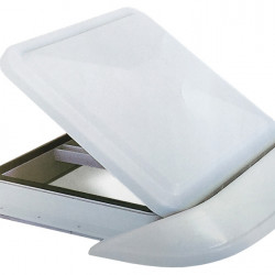 White front spoiler for roof hatches 36-40cm