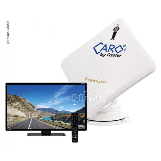 Caro+ Premium satellite system including 21.5" Oyster TV