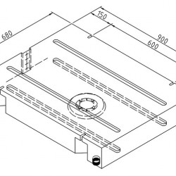 Universal water tank - 70 l
