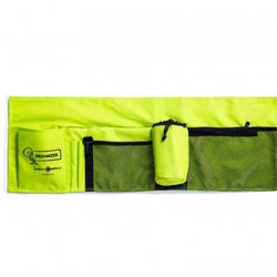 Side pocket for Disc-o-Bed Kids beds, lime green color