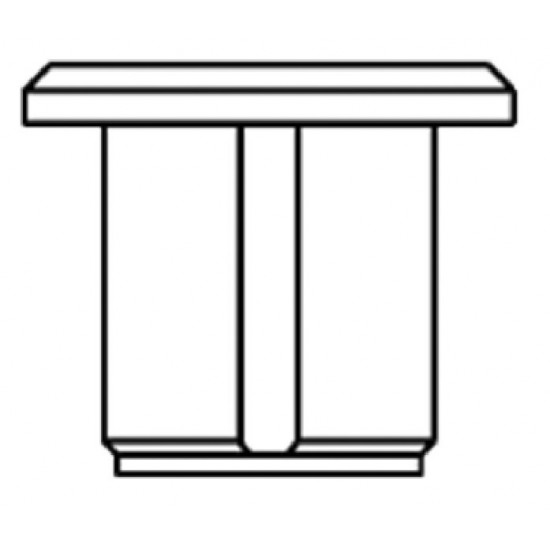 Compact USB-C/-A flush-mount socket