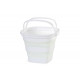 Foldable 8-liter trash can with motion sensor