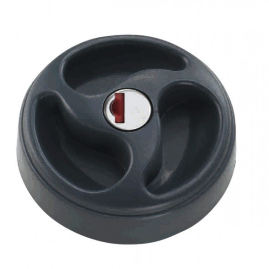 3-Handle Tank Cap - Black