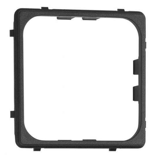 Slate grey auxiliary frame for 12V USB or standard socket