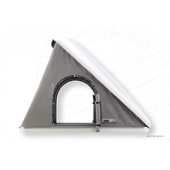 Columbus Variant hard-shell roof tent - Grey fabric - White shell - Medium X-Long