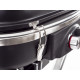 Trolley 2-flame gas grill with ignition fuse - 50 mbar