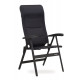 Avantgarde camping chair, color: grey, 7-way adjustable