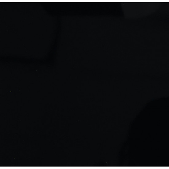 Furniture construction panel, high-gloss black - HPL laminate