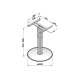 Single-column lifting table 320 - 695 mm