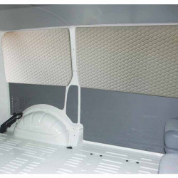 Quilted interior trim for VW T5/T6 buses without windows - opposite the sliding door with Velcro