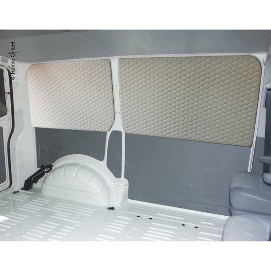 Quilted interior trim for VW T5/T6 buses without windows - opposite the sliding door with Velcro
