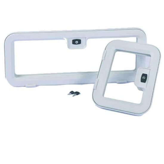Trunk lid 552x277 plastic white
