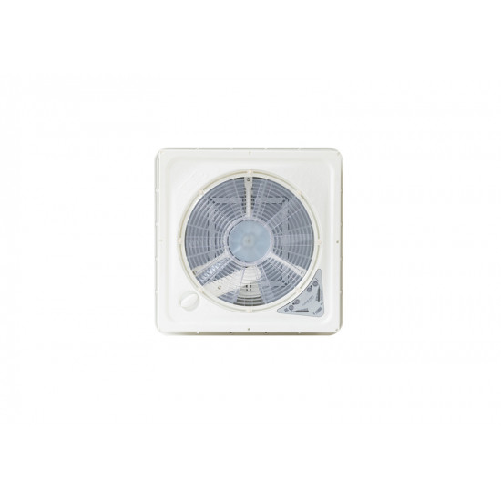 12V Crank Roof Vent Turbo-Vent Premium - 40 x 40 cm - Crystal Vent