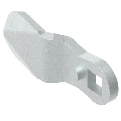 Tongue for door safety lock, height: 13mm, length: 45mm