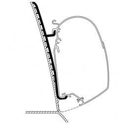 Awning adapter for Omnistor high roof