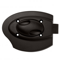 Interior handle CARAVAN right, black, without lock cylinder