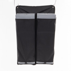 Carbest Ramp Wedge Wall Pocket, Black