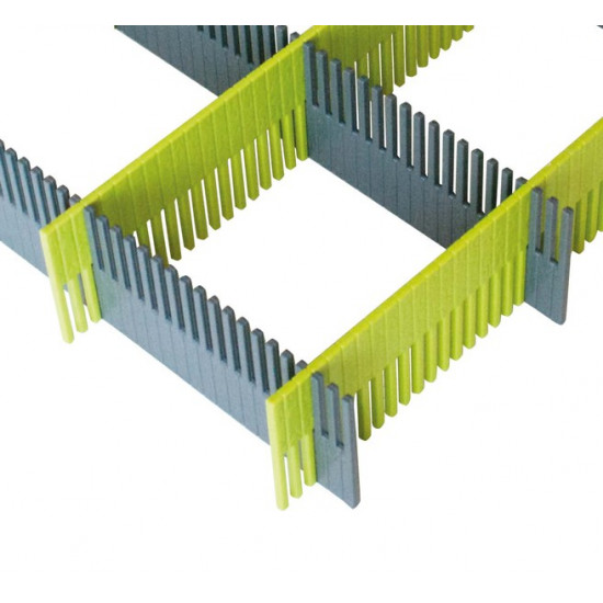 Purvario drawer runners, 8-pack - lime/anthracite