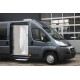Thermal curtain sliding door light grey - Fiat Ducato X250/290, Peugeot Boxer / Jumper