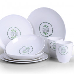 PLA Dinnerware Set Nature - For 2 people - 8-piece