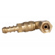 30 mbar quick-release coupling - Rotating 90° connection