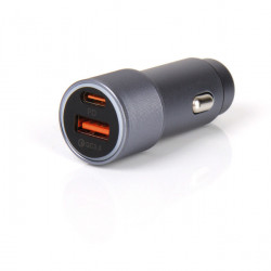 Dual USB charger for the car cigarette lighter