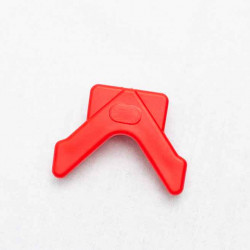 End cap bicycle rail