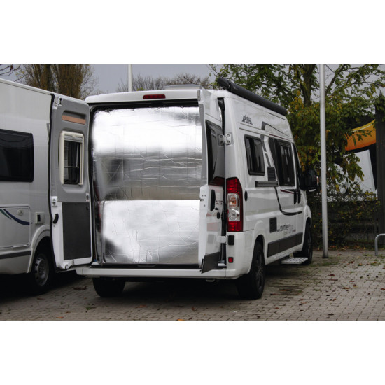 Thermal curtain for Fiat Ducato and similar models from 2007 onwards - High one-piece rear door insulation
