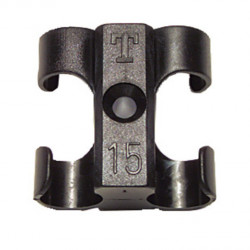 Hose holder for parallel-laid hoses 10 mm