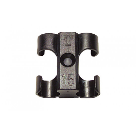 Hose holder for parallel-laid hoses 10 mm