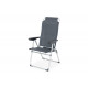 Macaya – Aluminum high-back chair with round tube frame