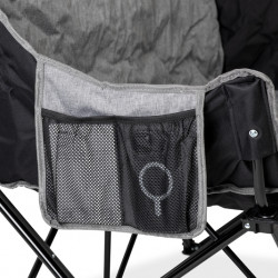 Holiday Travel Folding Sofa for 2 People - Grey Melange