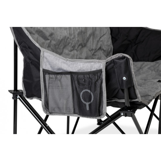 Holiday Travel Folding Sofa for 2 People - Grey Melange