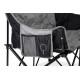 Holiday Travel Folding Sofa for 2 People - Grey Melange