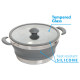 Volcano Collapsible Saucepan - 2.6 l - Grey