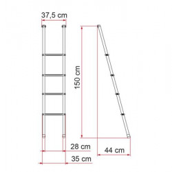 Deluxe 4B inner conductor - height 1575 mm