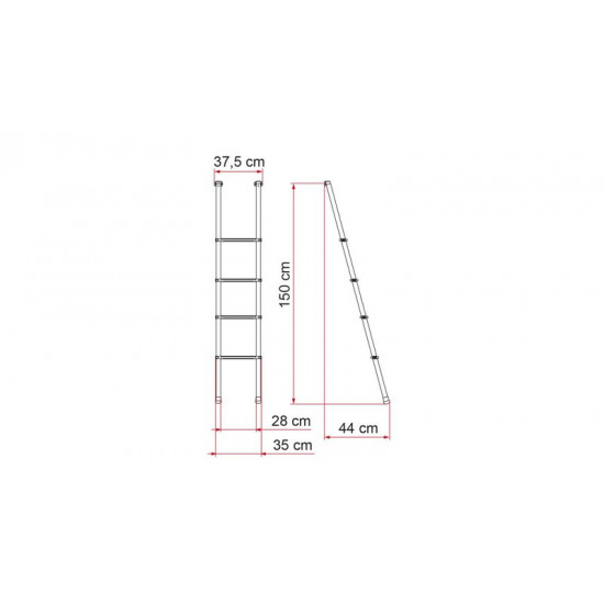 Deluxe 4B inner conductor - height 1575 mm