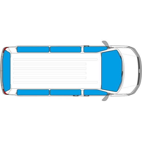 Isoflex thermal mats for Renault Trafic II and III - rear door and complete set