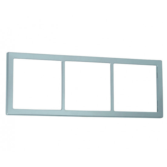 Cover ring, 3-ply, loose, silver.