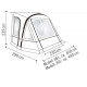 ADRIA ACTION AIR 391 Inflatable Caravan Awning