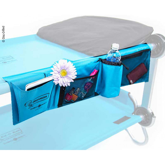 Side pocket for Disc-o-Bed beds, color blue