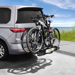 TECDC1+ bicycle carrier with LED taillights – for 2 bicycles
