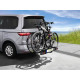 TECDC1+ bicycle carrier with LED taillights – for 2 bicycles